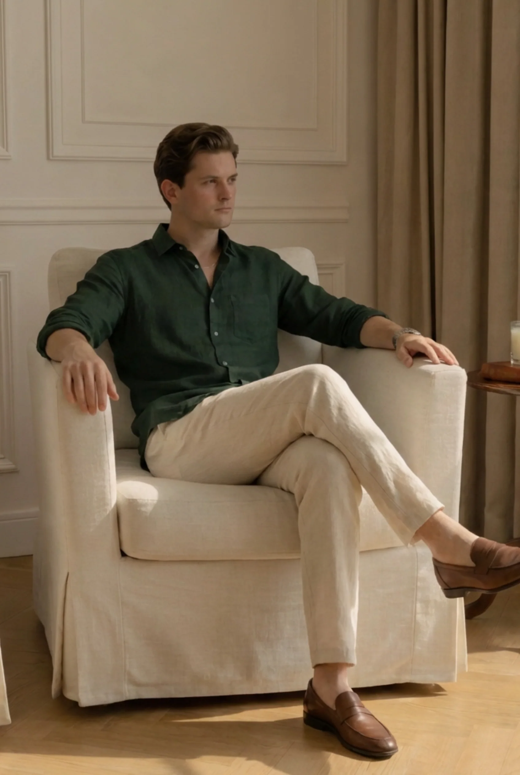 Old Money Classic Combo (Green & Beige) - Image 2