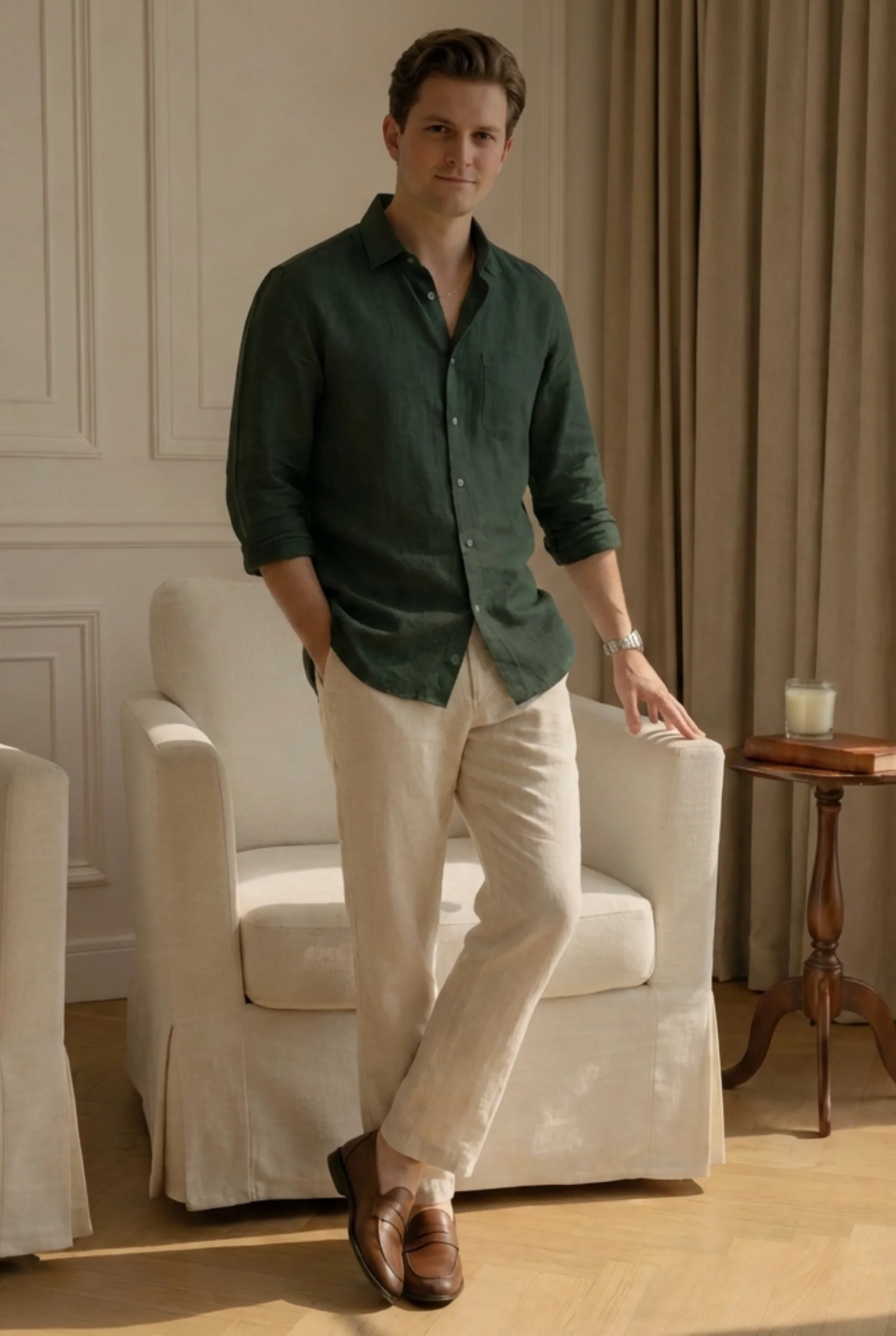 Old Money Classic Combo (Green & Beige) - Image 3