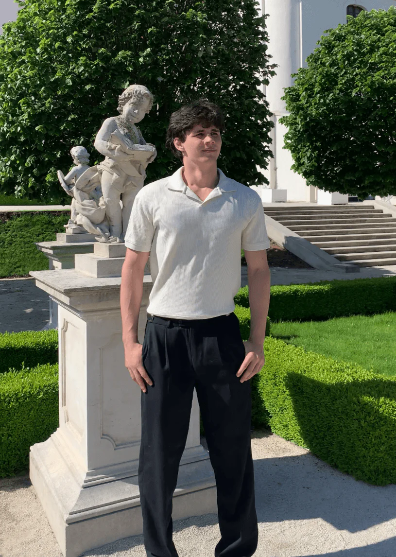 Old Money Woolen Structure Polo T-Shirt - Image 3