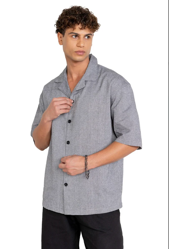Old Money Cuban Collar Combo (Grey & Black) - Image 5